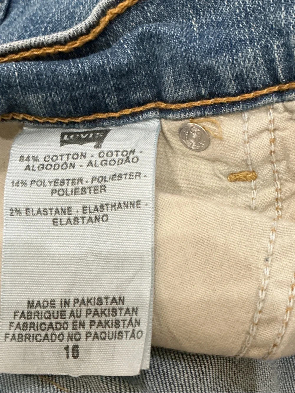 Levi's Medium Blue Denim Shorts